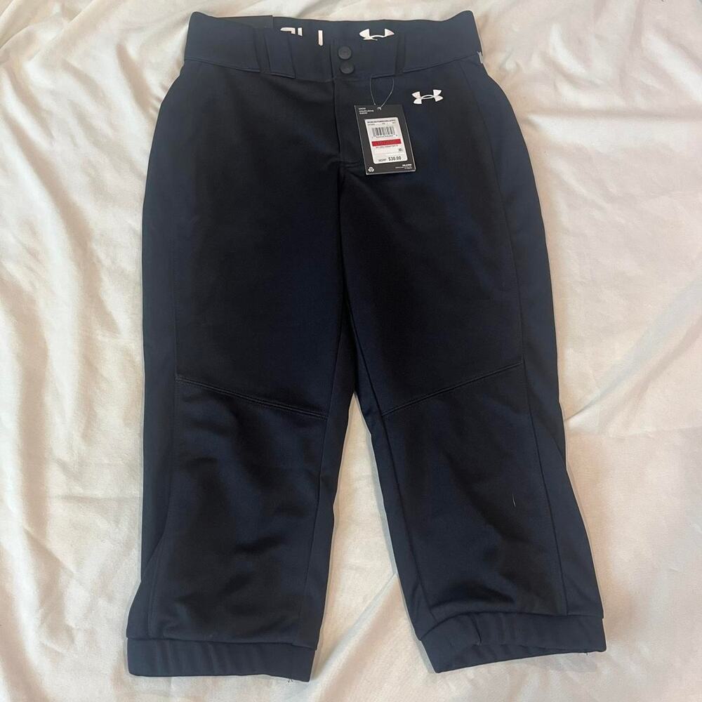 Under armour black softball pants